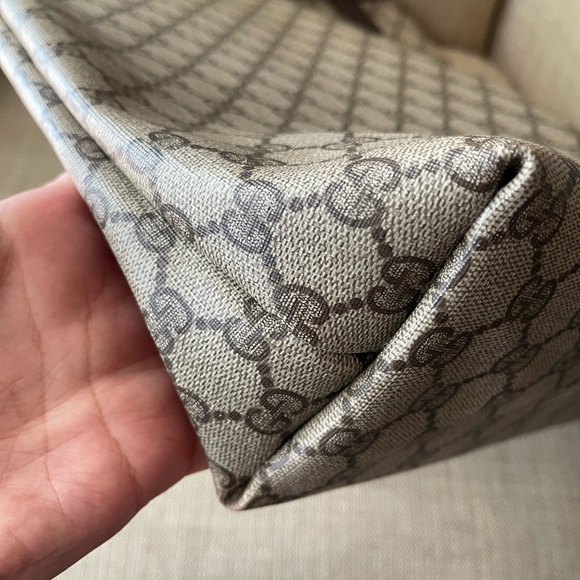 Authentic Gucci vintage web sherry line tote bag 89.02.003 (X16) - Picture 6 of 16